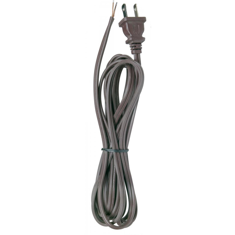 Satco 90-1414 12'Cord Set, Brown