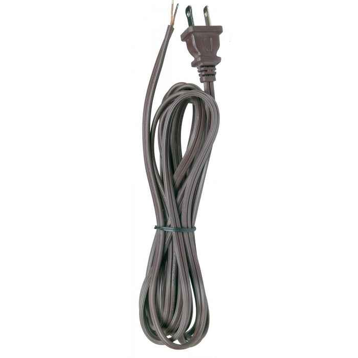 Satco 90-1414 12'Cord Set, Brown
