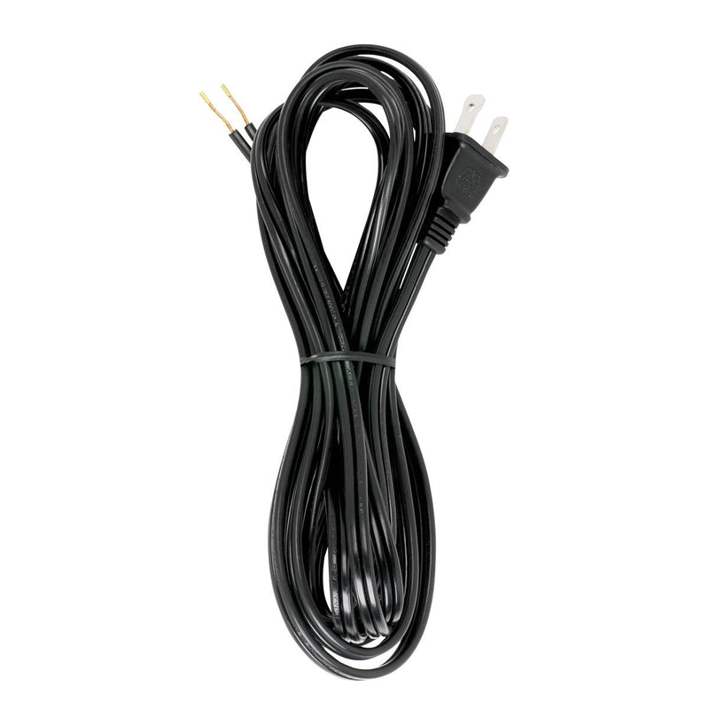 Satco 90-1415 12'Cord Set, Black