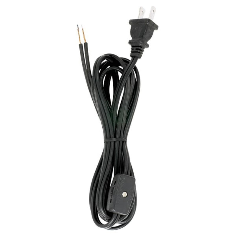 Satco 90-1425 Cord Set, Black