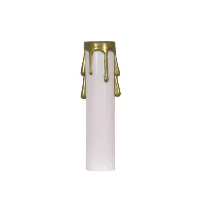 Satco 90-1509 Candle Cover, White