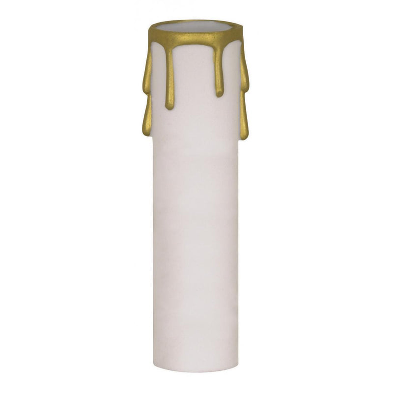 Satco 90-1514 Candle Cover, White