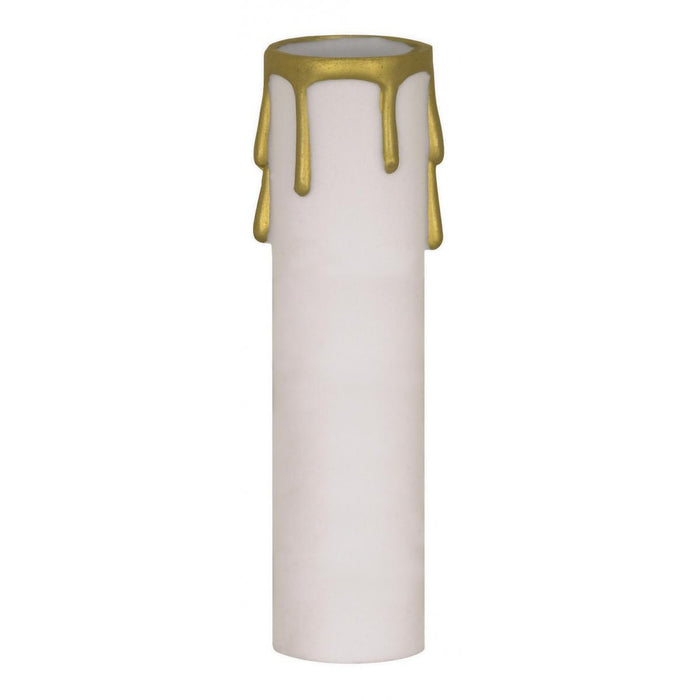 Satco 90-1514 Candle Cover, White