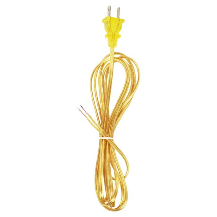 Satco 90-1526 Cord Sets, Clear Gold