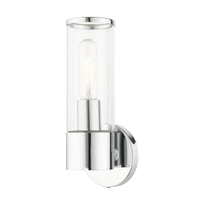 Livex Lighting 17281-05 One Light Wall Sconce, Polished Chrome