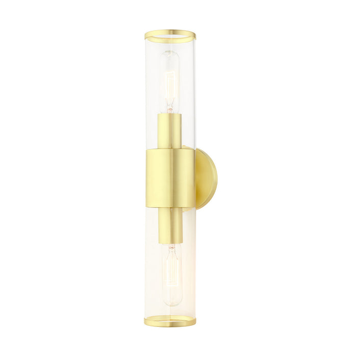 Livex Lighting 17282-12 Two Light Vanity, Satin Brass