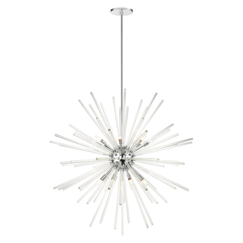 Livex Lighting 41260-05 16 Light Foyer Pendant, Polished Chrome