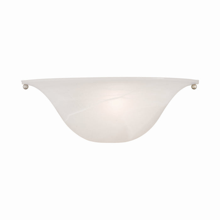 Livex Lighting 42700-81 One Light Wall Sconce, Painted Satin Nickel
