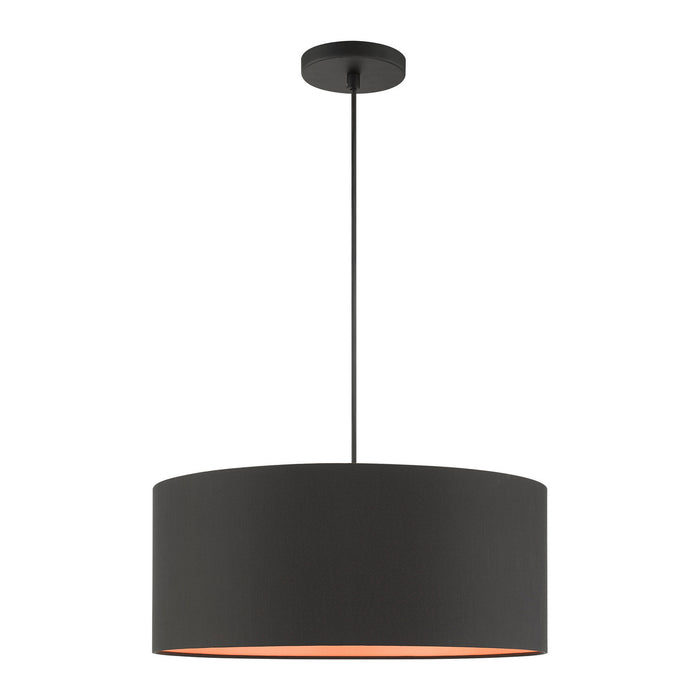 Livex Lighting 45610-04 Three Light Pendant, Black
