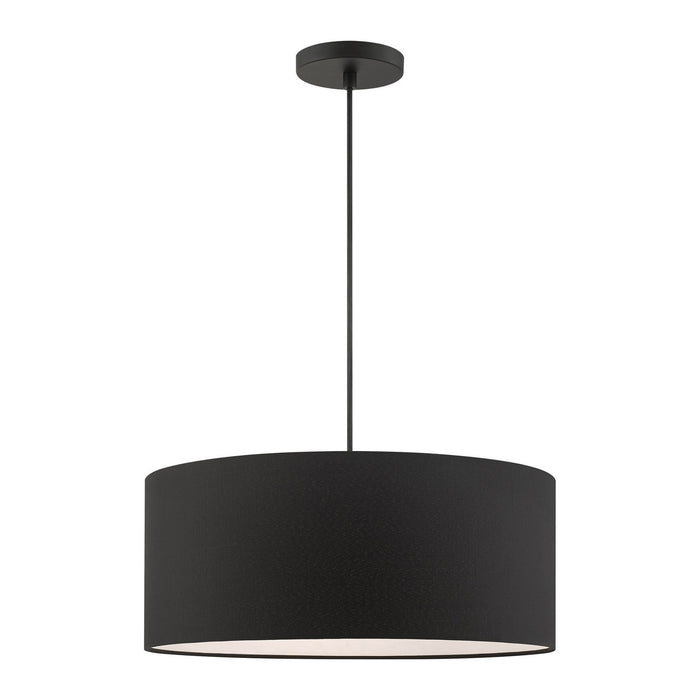 Livex Lighting 45660-04 Three Light Pendant, Black