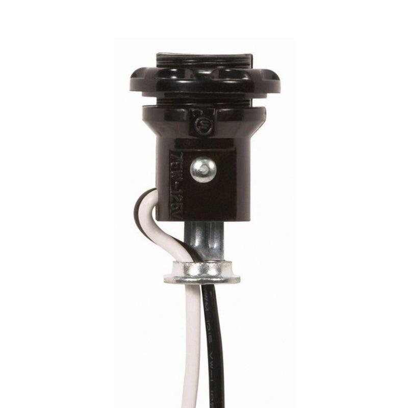 Satco 90-1557 Socket, Black