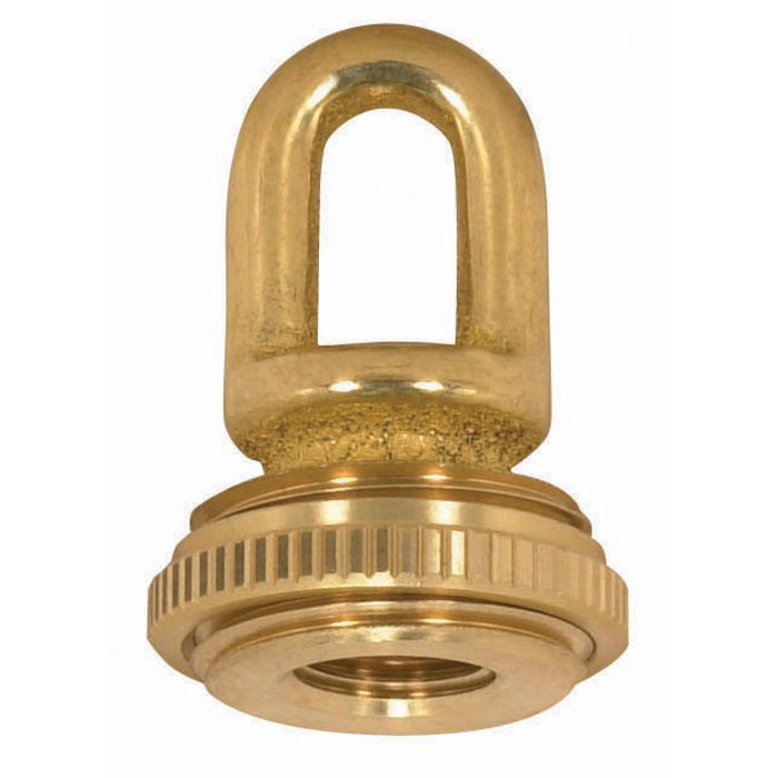 Satco 90-1571 1/4 Ip Matching Screw Collar Loop With Ring, Gold