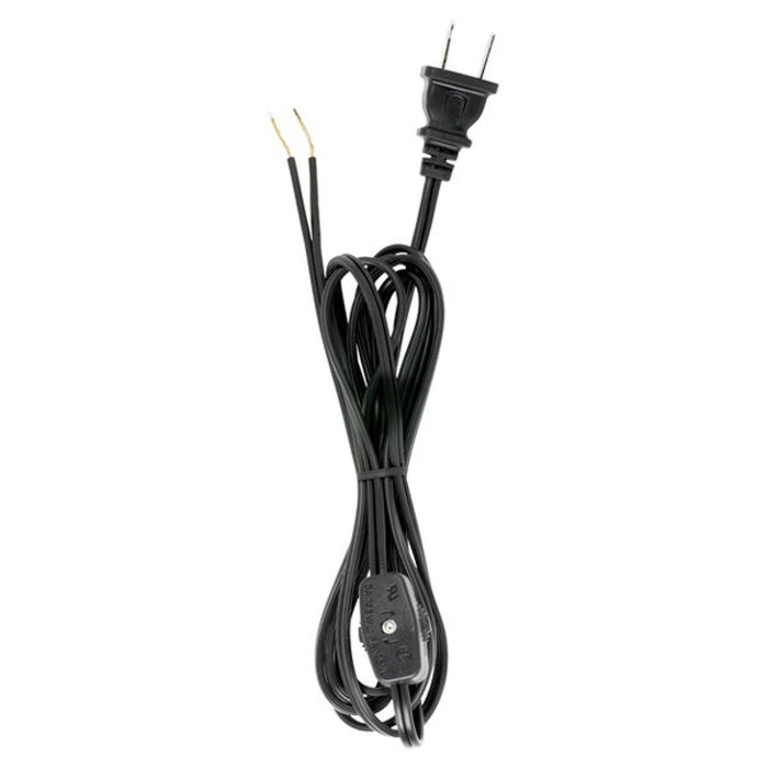 Satco 90-1583 Cord Set, Black