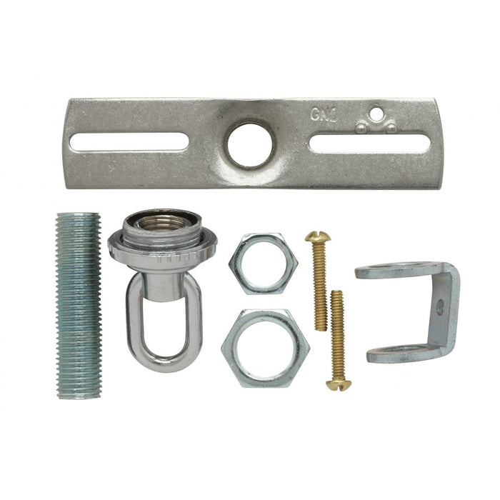 Satco 90-1694 Screw Collar Loop Parts Bag, Chrome