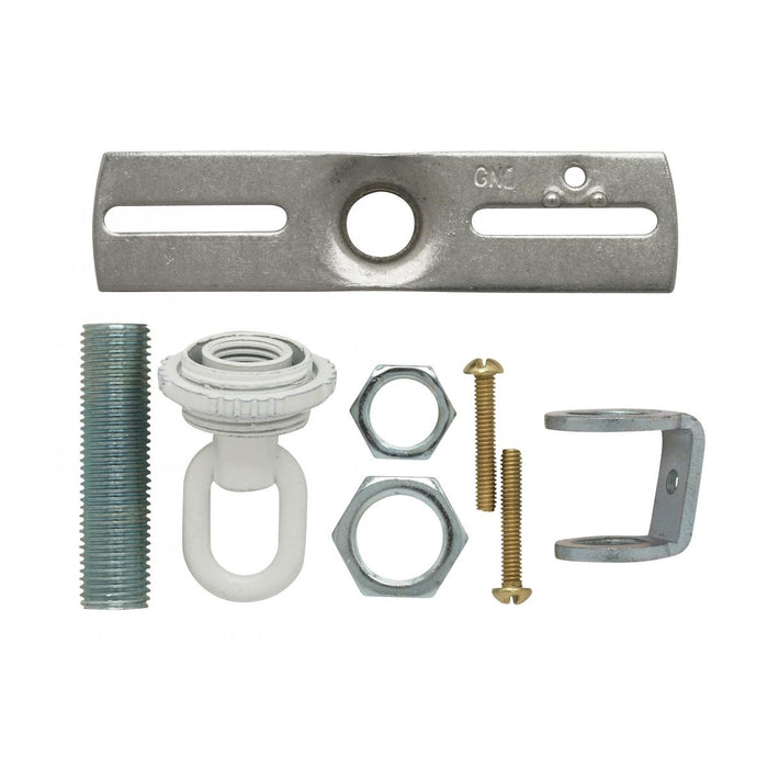 Satco 90-1695 Screw Collar Loop Parts Bag, White