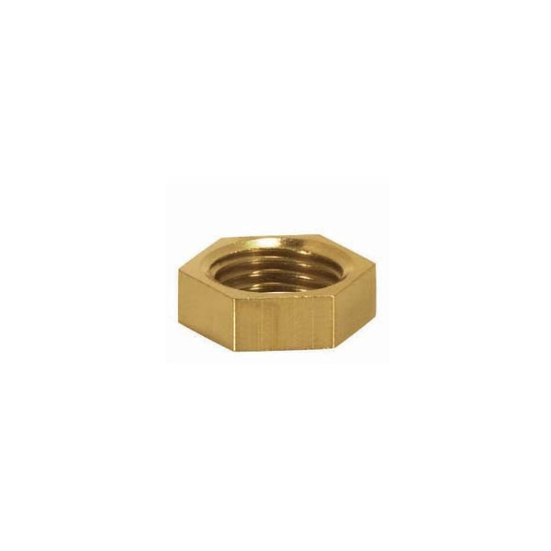 Satco 90-1701 Hexagon Locknut, Unfinished