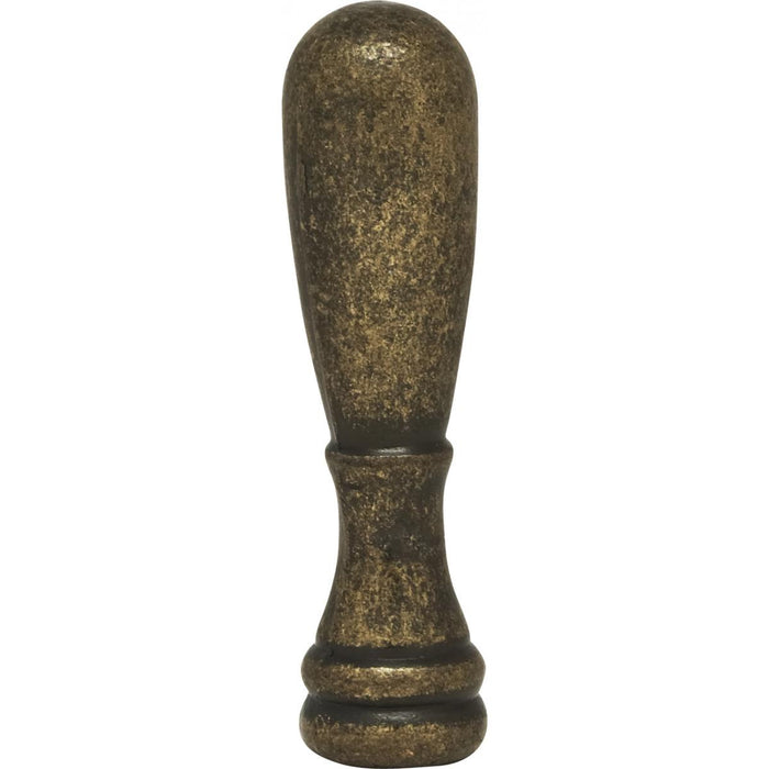 Satco 90-1718 Finial, Antique Brass