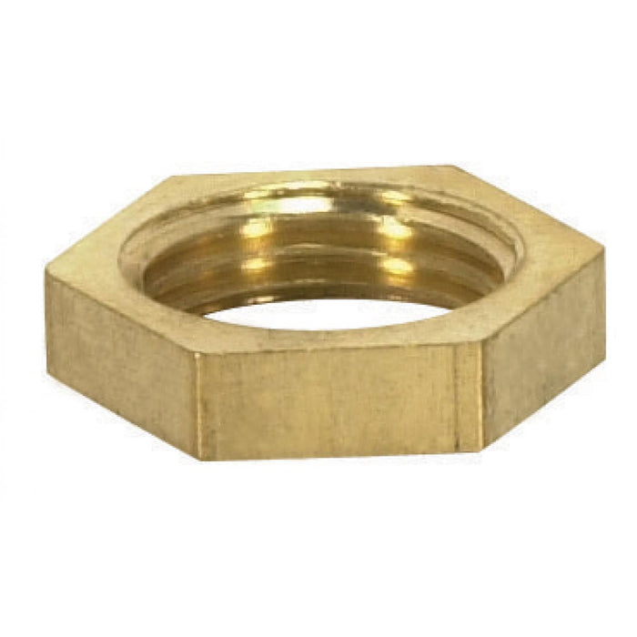Satco 90-172 Hexagon Locknut, Unfinished
