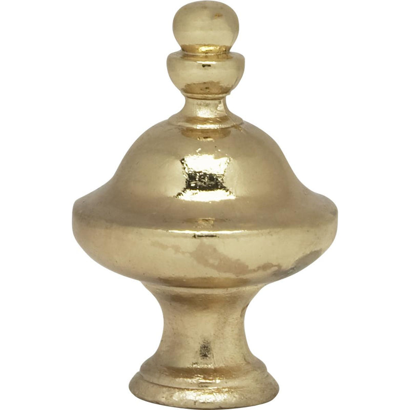 Satco 90-1720 Finial, Polished Brass