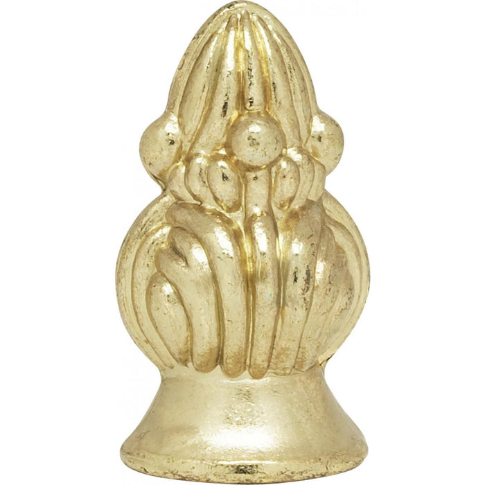 Satco 90-1723 Finial, Polished Brass