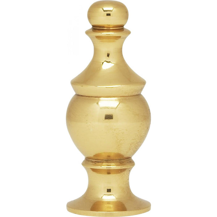 Satco 90-1732 Finial, Polished Brass