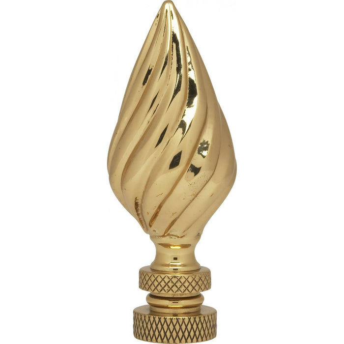 Satco 90-1744 Finial, Polished Brass