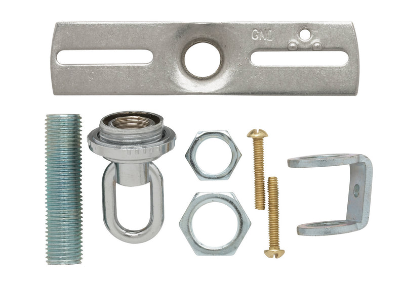 Satco 90-1846 Canopy Kit, Brushed Nickel