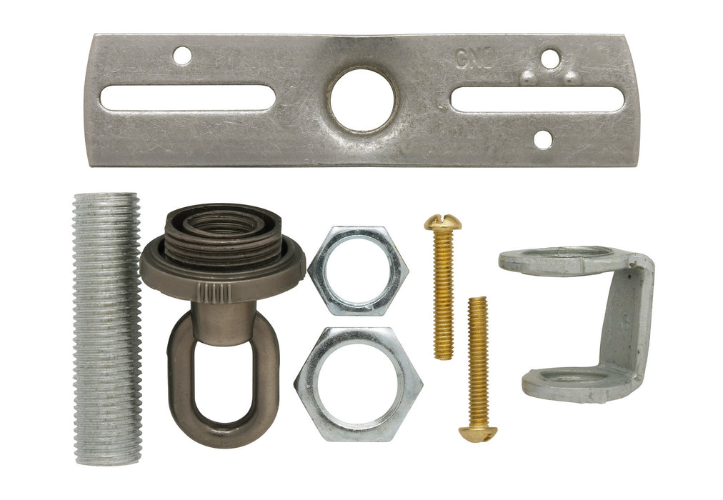 Satco 90-1847 Canopy Kit, Brushed Pewter