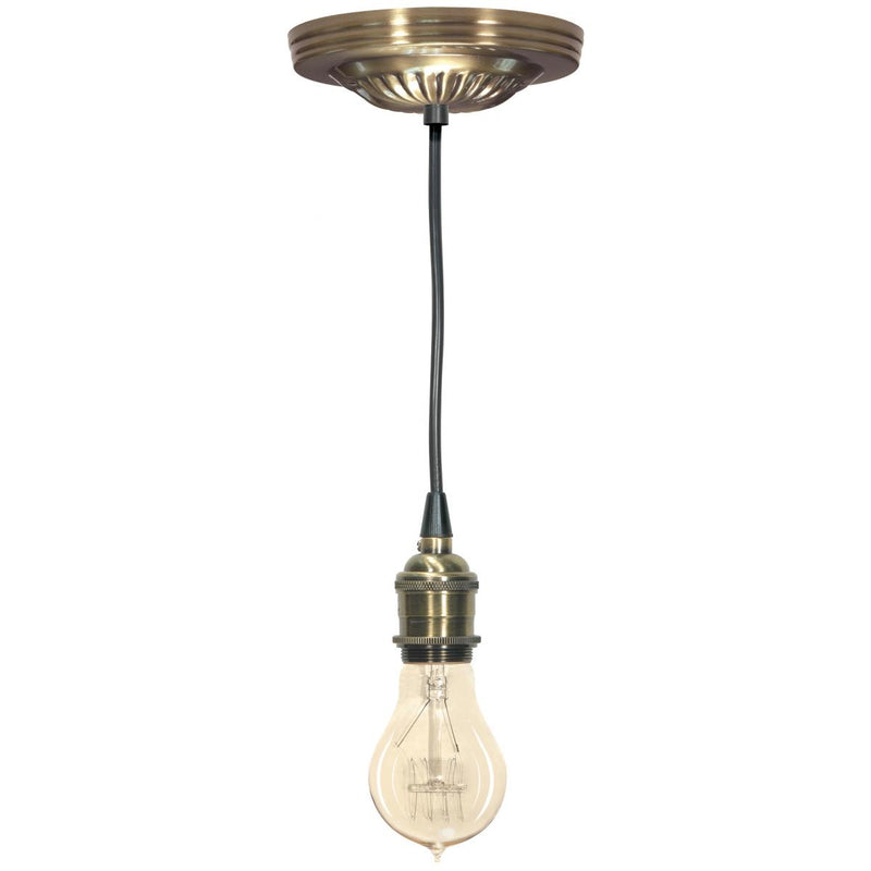 Satco 90-1890 Canopy Kit, Antique Brass