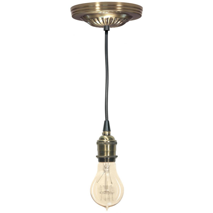 Satco 90-1890 Canopy Kit, Antique Brass