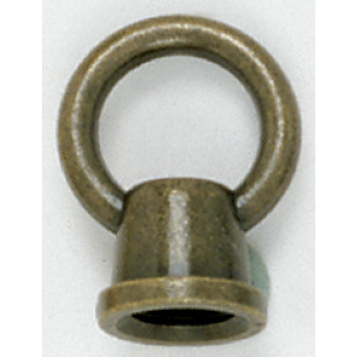 Satco 90-203 Female Loops, Antique Brass