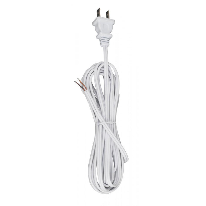 Satco 90-2033 12'Cord Set, White