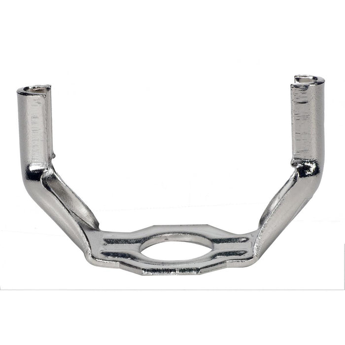 Satco 90-2094 Light Duty Saddle, Nickel Plated