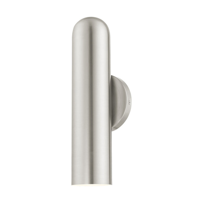 Livex Lighting 46750-91 One Light Wall Sconce, Brushed Nickel