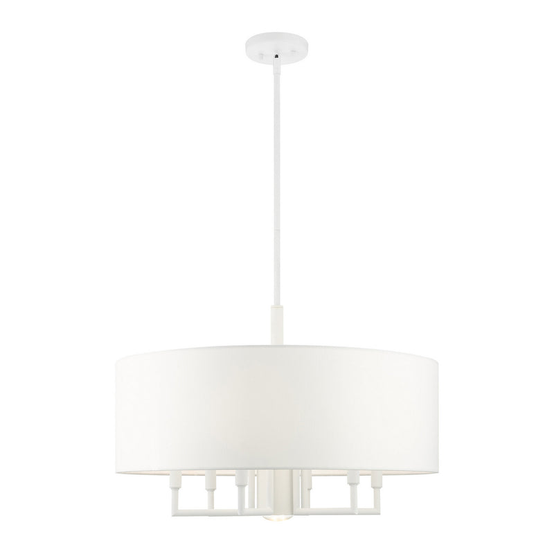 Livex Lighting 49376-03 Seven Light Chandelier, White