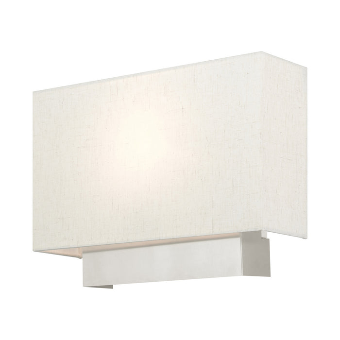 Livex Lighting 49801-91 One Light Wall Sconce, Brushed Nickel