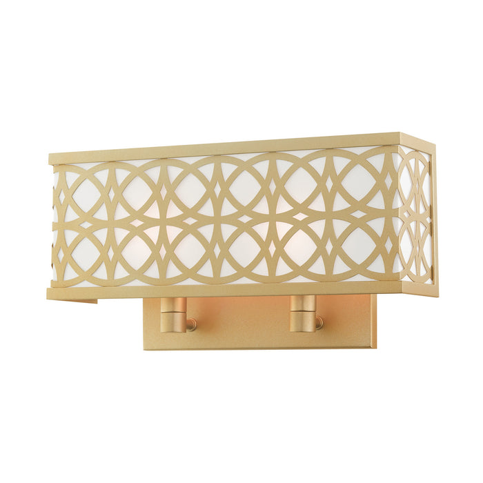 Livex Lighting 49877-33 Two Light Wall Sconce, Soft Gold