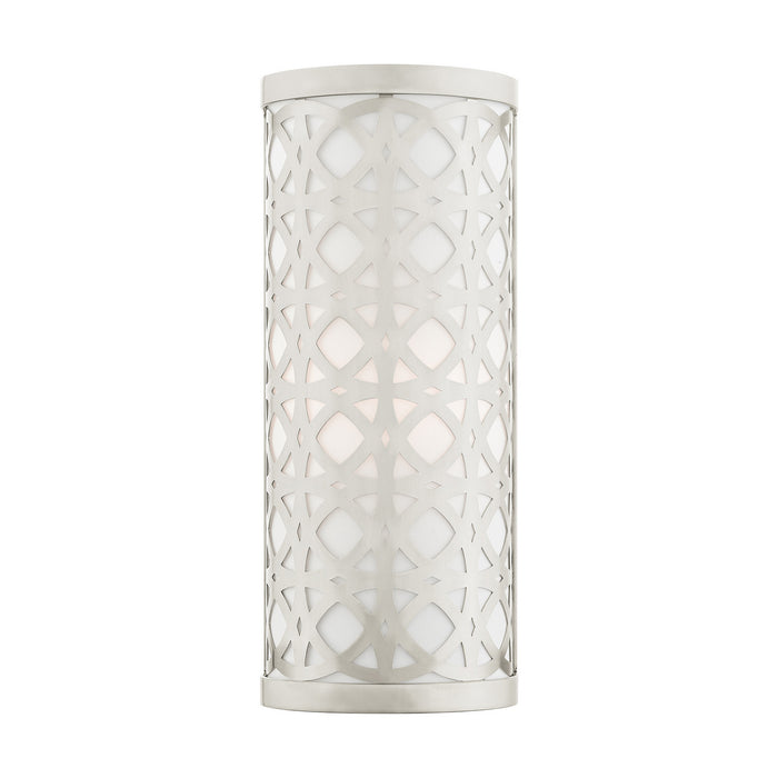 Livex Lighting 49878-91 One Light Wall Sconce, Brushed Nickel
