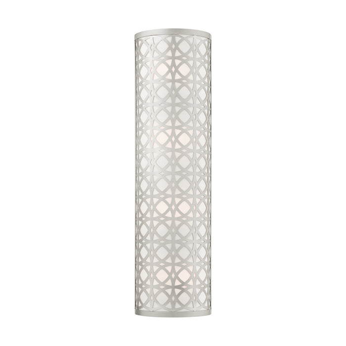 Livex Lighting 49880-91 Four Light Wall Sconce, Brushed Nickel
