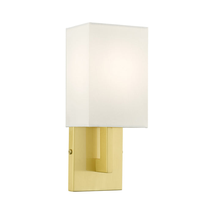 Livex Lighting 51101-12 One Light Wall Sconce, Satin Brass
