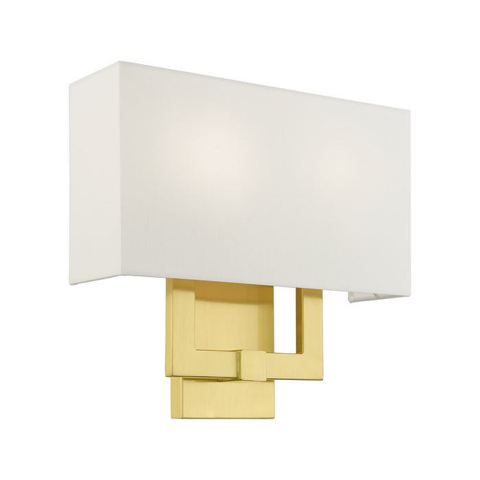 Livex Lighting 51103-12 Two Light Wall Sconce, Satin Brass