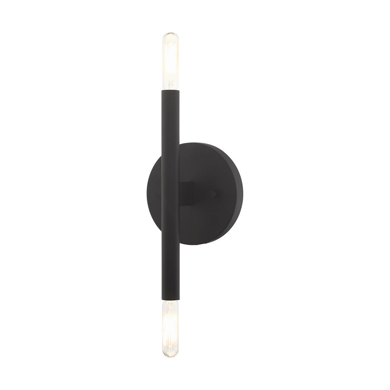 Livex Lighting 51172-04 Two Light Wall Sconce, Black