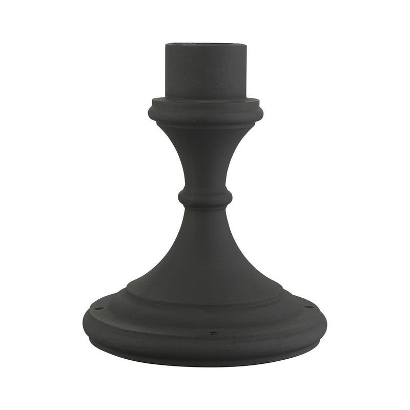 Livex Lighting 7500-14 Pier Mount Adapter, Textured Black