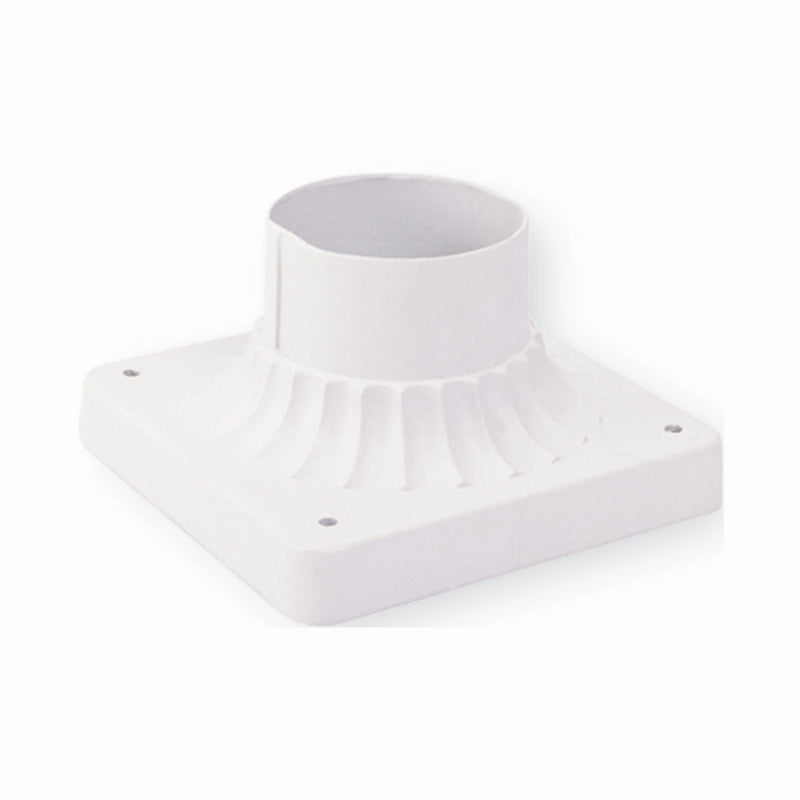 Livex Lighting 7507-13 Pier Mount Adapter, Textured White