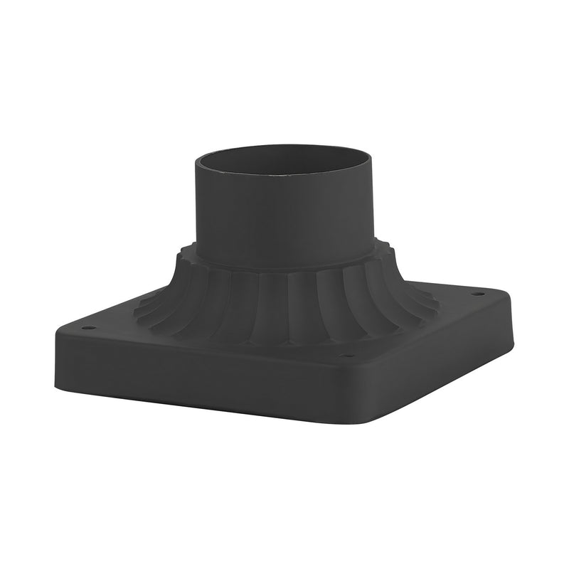Livex Lighting 7507-14 Pier Mount Adapter, Textured Black