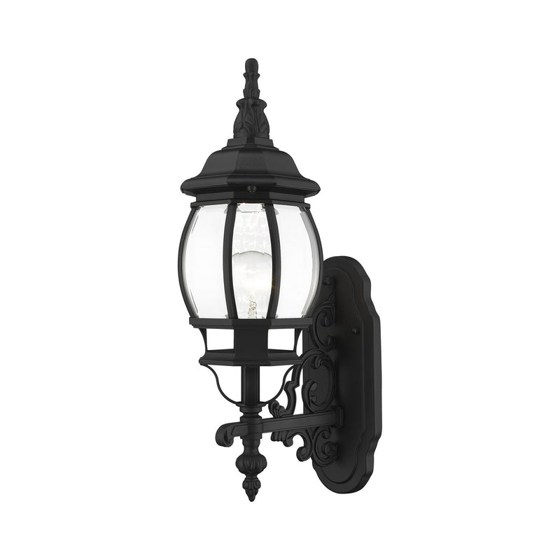 Livex Lighting 7520-14 One Light Outdoor Wall Lantern, Textured Black