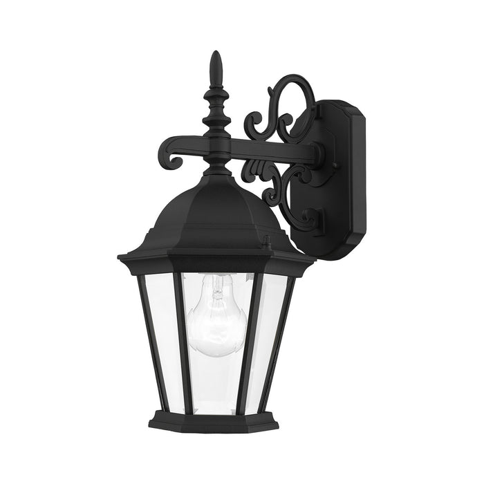 Livex Lighting 7555-14 One Light Outdoor Wall Lantern, Textured Black