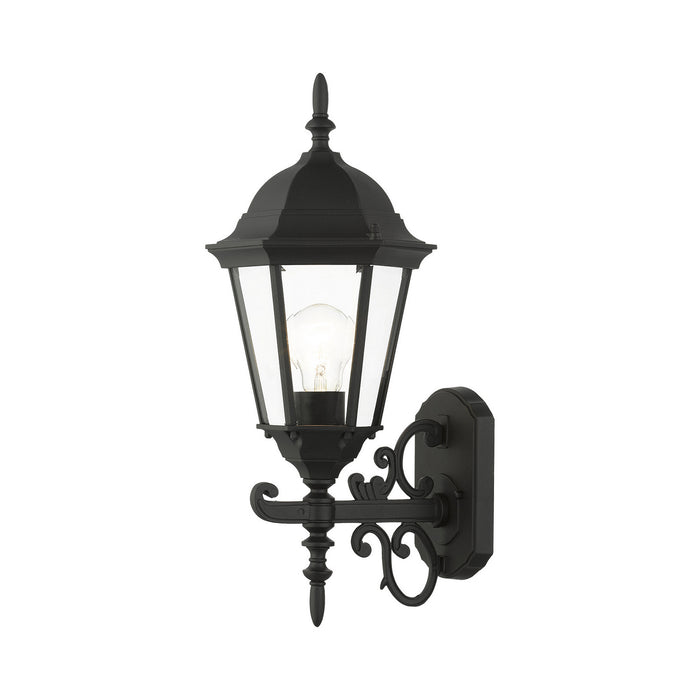 Livex Lighting 7556-14 One Light Outdoor Wall Lantern, Textured Black