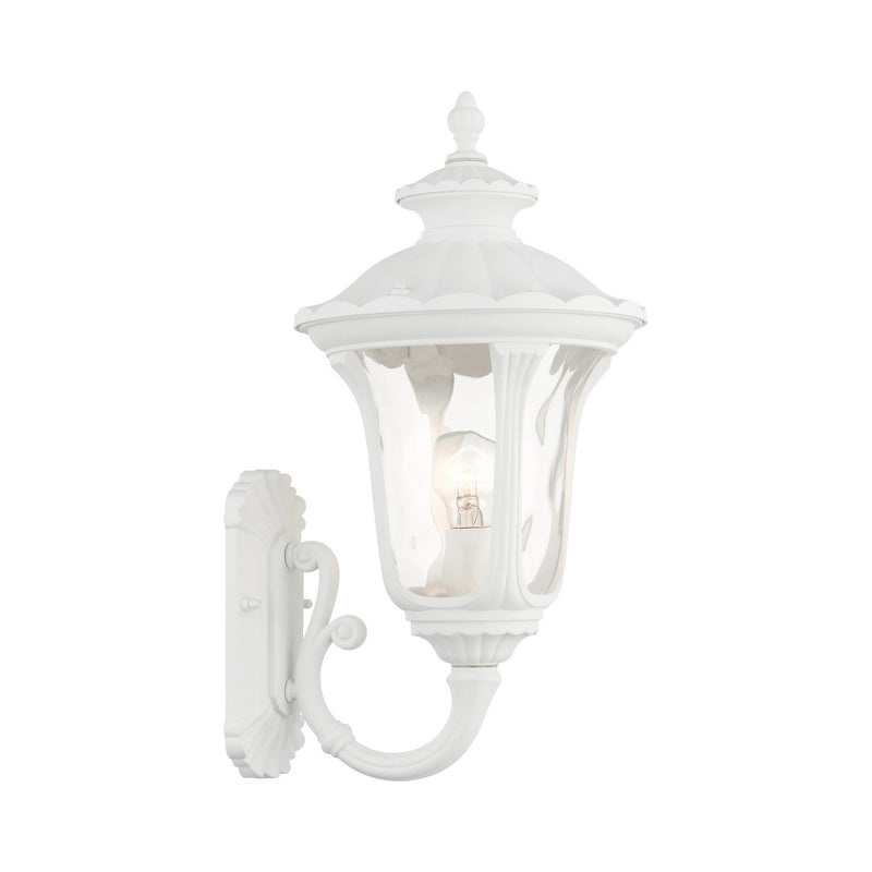 Livex Lighting 7852-13 One Light Outdoor Wall Lantern, Textured White