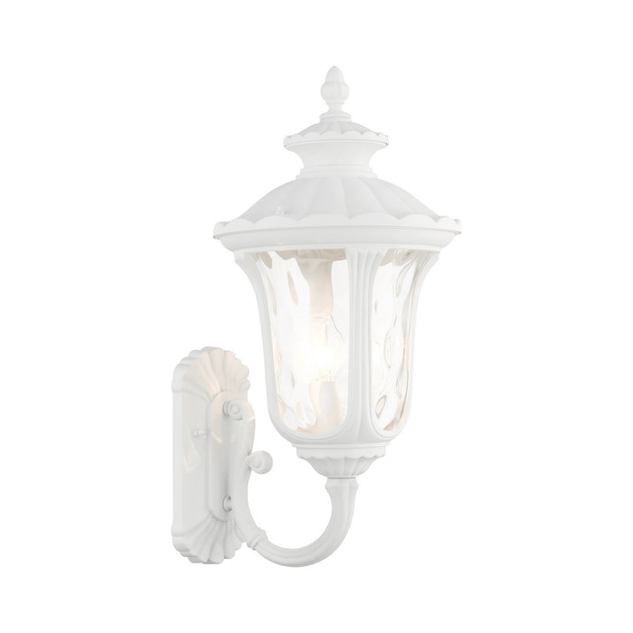 Livex Lighting 7856-13 Three Light Outdoor Wall Lantern, Textured White